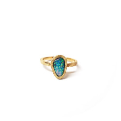 Anillo Oro OPALO