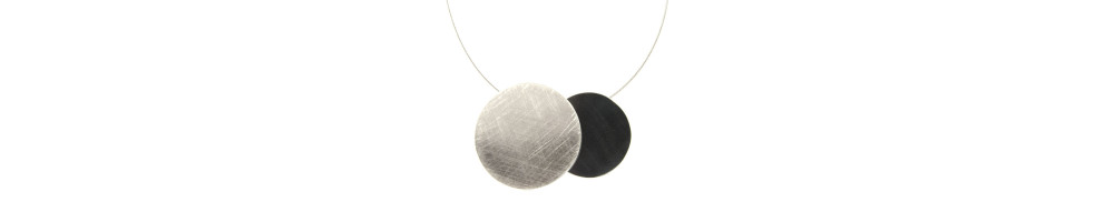 Eclipse Collection | Oxidized & Scratched Silver Jewelry | Anhel